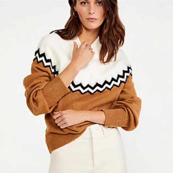 Ann Taylor Sweaters - | emmaline fair isle color block sweater |